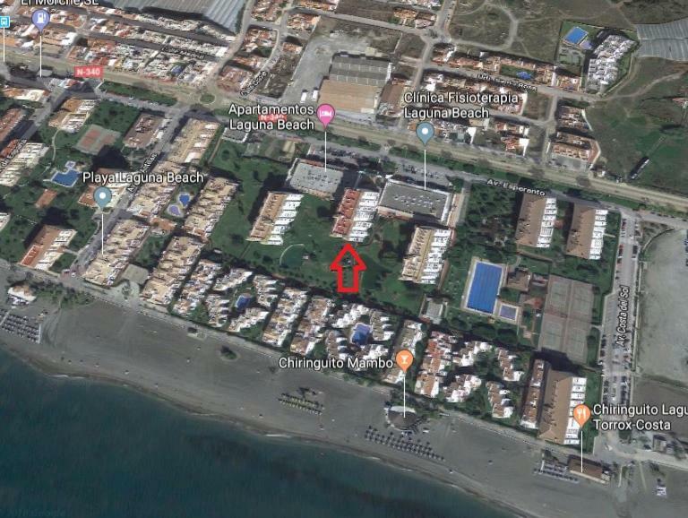 Apto. Urbanizacion Laguna Beach, 1ª Linea De Playa Torrox Eksteriør billede